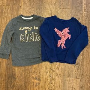 Girls Sweaters Size 4/5 - Lot of 2